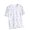 White, variant on Men’s Ice Silk Tropical Print Crew Neck T-Shirt, Loose Oversized Short Sleeve Casual Sports Summer Fitness Tee White XL