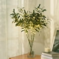 thumbnail image 4 of 5pcs 29'' Olive Branches for Vases with Battery Operated Lights, Lighted Olive Tree Branches with Timer, Artificial Greenery Stems Decor for Centerpieces Flower Arrangements Vases, 4 of 13