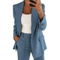 thumbnail image 1 of Blazer+pantalon Costume Léger 2 Pce pour Femmes, 1 of 2