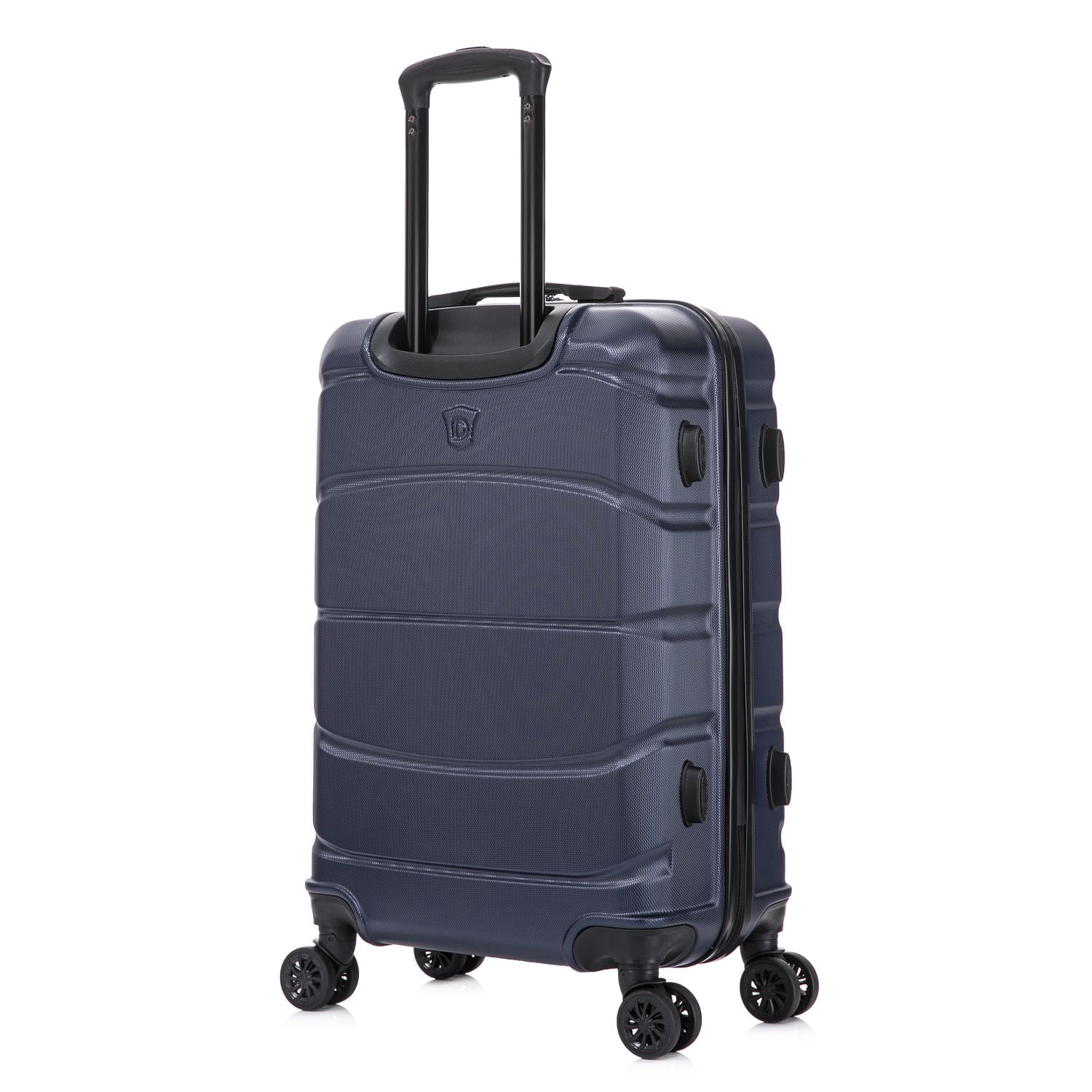 DUKAP SENSE 24" Hardside Lightweight Checked Luggage with Spinner Wheels, Handle and Trolley, Blue