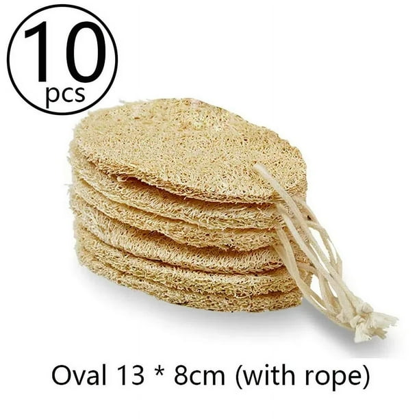 Esponja exfoliante corporal 100 % natural para el cuidado de la piel en el baño, spa, ducha, cepillo de baño corporal al por mayor