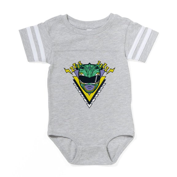 CafePress - Power Rangers Green Ranger - Cute Infant Baby Football Bodysuit
