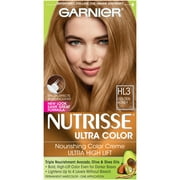 Garnier Nutrisse Ultra Color Nourishing Bold Permanent Hair Color Creme, HL3 Golden Honey