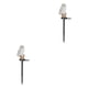 thumbnail image 2 of Naiovety Luz LED impermeable para jardín, iluminación exterior atractiva, iluminación atractiva para exteriores, búho blanco buho Blanco 2Conjunto, 2 of 6
