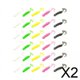thumbnail image 1 of 2x30 Piezas Señuelos De Pesca Ondulados Regalos Suaves Para Pesca Mandarín Walleye Al Aire Libre, 1 of 8