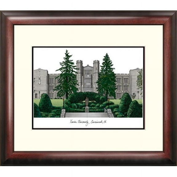Campus Images OH990R Xavier University Alumnus with Mahogany Frame