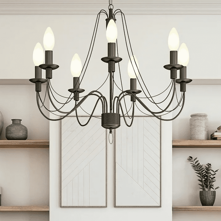 BHG LED 3.5W (40W Eqv) Soft White B10 Vintage Light Bulb, Porcelain, Bent Tip, E12, Dim, (4 Pack)