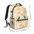 thumbnail image 2 of Honeii Banana With Leaves Print Backpack for Both Men and Women, Basic Bookbag for College, Work, or Travel,Rucksack Computer Bag-One Size, 2 of 5