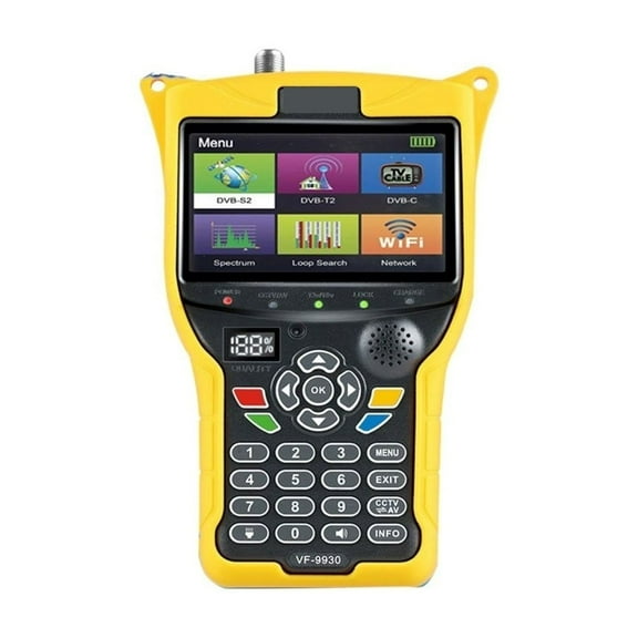VF-9930 Digital Satellite Finder Meter Support DVB-S2 & DVB-T & DVB-C With LCD Screen For FindSAT ,Speaker Integrated