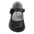 thumbnail image 2 of Josmo Shoes O-LA83571G Laura Ashley Girls School Shoes with Hook & Loop Closure, Black - Size 4, 2 of 3