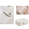 thumbnail image 5 of US Travel Lady Jewelry Box Portable Storage Case Organizer Flannel Tray Holder for Earring Necklace Bracelet Ring Display Box, 5 of 5