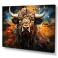 thumbnail image 2 of Designart "Buffalo Majestic Bison composition" Animals Canvas Wall Art, 2 of 5