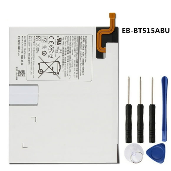 Replacement Battery with Tools for Samsung Tablet Tab A 10.1", T510 T515, EB-BT515ABU EB-BT515ABE