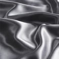 thumbnail image 3 of ZHAOCHENG Funda de almohada de seda satinada para cabello y piel, juego de 2 fundas de almohada de tamaño estándar en gris oscuro, funda de almohada súper suave con cierre de sobre (20 x 26 pulgadas), 3 of 5
