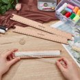 thumbnail image 3 of 3Pcs Wooden Floss Winder Board 8/10/ 12inch Rectangle Quilting Rulers Sewing Tool for Tailor Craft Tool Drawing Measuring Supplies, 3 of 6