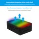 thumbnail image 1 of Kuymtek Carcasa de refrigeración pasiva para carcasa de disipación de calor Raspberry Pi 3B/3B+, 1 of 9