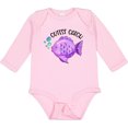 thumbnail image 3 of Inktastic Cutest Catch Cute Purple Fish Boys or Girls Long Sleeve Baby Bodysuit, 3 of 5