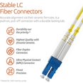 thumbnail image 2 of Câble de Patch Fibre LC vers LC Mode Simple Duplex - 10m (32 Pieds) - 9/125 OS1 - Série Beyondtech PureOptics, 2 of 7