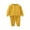 Yellow, variant on Youth Boys' Athletic Outfits 3D Letter Graphic Crewneck Sweatshirts Elastic Waist Joggers Sweatpants Teens Fall Cute Clothes