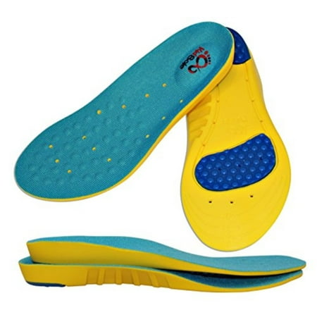 Children's Athletic Memory Foam Insoles For Arch Support and Comfort for Active Children ((24 CM) Kids Size