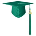 thumbnail image 4 of Soumake Adult Graduation Hat With Tassel Solid Color Non-Fading High School Bachelor Graduation Hat Cosplay Prop Household, 4 of 8
