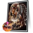 thumbnail image 2 of Pintura de diamante 5D DIY taladro redondo completo Kit indio arte decoración del hogar (B6436) Hugtrwg  Para estrenar, 2 of 9