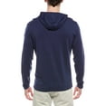 thumbnail image 2 of Peter Millar mens  Excursionist Flex Wool-Blend Hoodie, m, Blue, 2 of 3