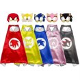 thumbnail image 2 of Conjunto de máscara de ojos con capa de Sonic The Hedgehog de Anime, accesorios para fiestas de disfraces de Halloween para niños, suministros para disfraces de Sonic con capa, 2 of 5