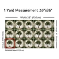 thumbnail image 3 of Castle Fairy Palm Tree Fabric by the Yard 1 Yard,Tropical Plants Home Decor Fabric by the Yard,Rustic Vintage Room Decor Fabric by the Yard,Microfiber Bedroom Decor, 3 of 6