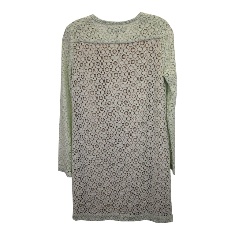 Pre-Owned Victoria Beckham for Target Lace Mini Dress in Mint Cotton - Walmart.com Pre-Owned Victoria Beckham for Target Lace Mini Dress in Mint Cotton - Walmart.com