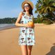 thumbnail image 3 of Fotbe Cute Pug Dogs Vestido de Verano sin Mangas para Mujer – Vestido Midi Línea A, Estilo Camiseta Floral, Vestido Playero Casual y Fluido, 3 of 7