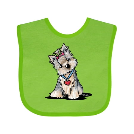 

Inktastic Butternut Yorkie Boys or Girls Baby Bib