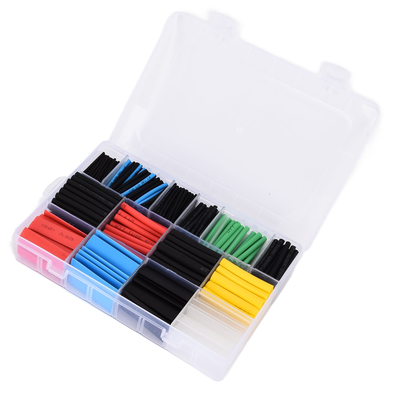 Electrical Wire Wrap Assortment Kit, Heat Shrink Tubing Kit 2:1 ...