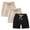 Black, variant on ZACPNCV Toddler Boys Girls Shorts 3-Pack Cotton Linen Summer Casual Shorts Kids Solid Sport Short Pants with Drawstring Black 2-3 Years