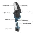 thumbnail image 4 of Cordless Mini Chainsaw, 4-Inch Portable Electric Chain Saw with 2 Batteries, Handheld Pruning Saw for Tree Branches, Wood Cutting, with Tool Case, 4 of 8