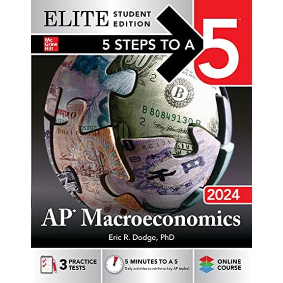 Pre-Owned 5 Steps to a 5: AP Macroeconomics 2024 Elite Student Edition (Paperback) 1265250294 9781265250294