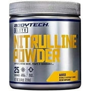 BodyTech Elite Nitrulline Powder Supports Nitric Oxide, Pumps & Endurance - Mango (8.4 oz. / 25 Servings)