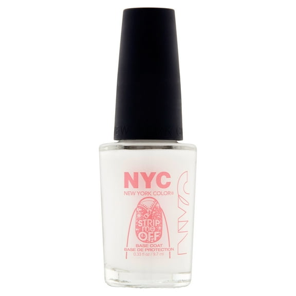 NYC New York Color Strip Me Off Base Coat, 0.33 fl oz