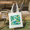 thumbnail image 3 of 13.78 "x15.75" reusable grocery shopping canvas bags for both travel and daily use, 3 of 6