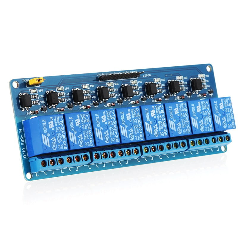 Details about / 5V 8 Channel Relay Module Board for Arduino PIC AVR MCU DSP ARM Electronic