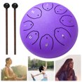 thumbnail image 4 of Tambor Lluvia Instrumento Handpan Lengua Acero 6 Pulgadas 8 Notas Regalo, 4 of 9
