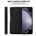 thumbnail image 5 of Allytechgroup Galaxy Z Fold5 5G Case, Slim Fit Premium PU Leather Stylish Protective Shockproof Fashionable Phone Cases Cover for Samsung Galaxy Z Fold 5, Black, 5 of 8