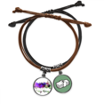 thumbnail image 1 of Pulsera Unbranded Hong Kong China Ciudad acuarela Cuerda Mano Cadena Cuero Dinero, 1 of 2