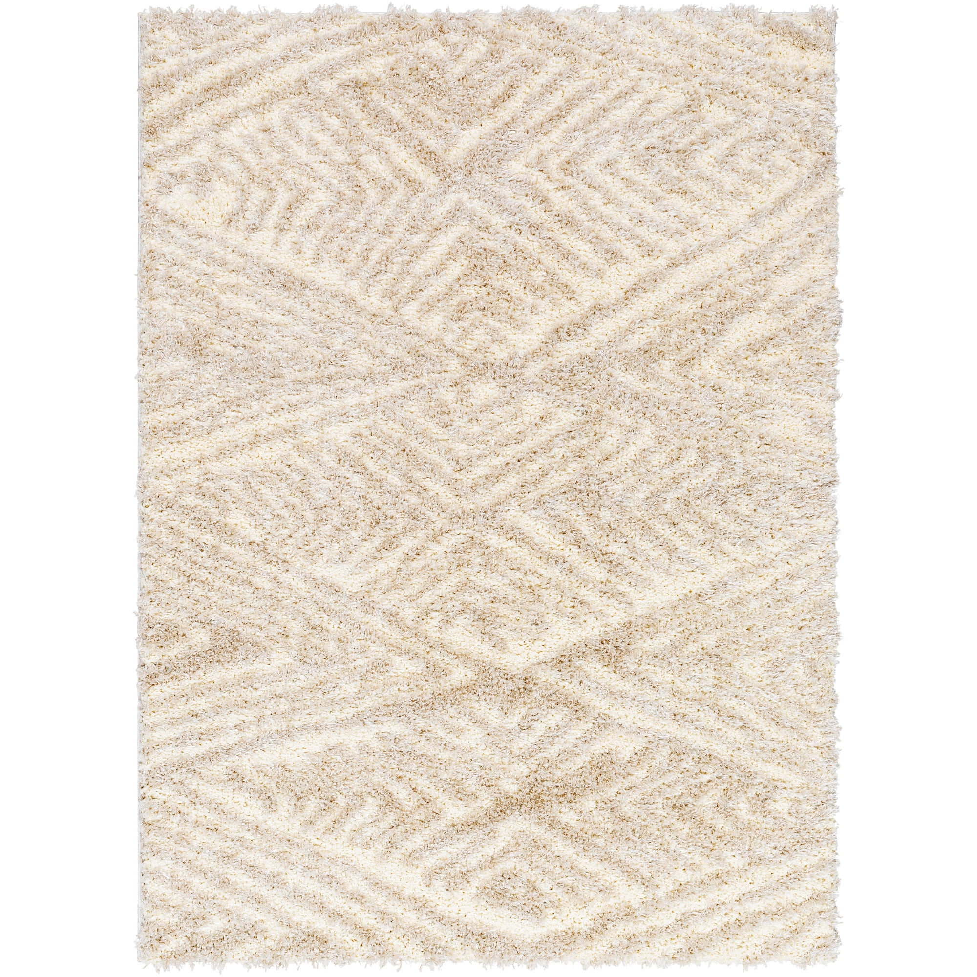 Artistic Wavers Everton Plus Area Rug, 6'7" x 9'2", Beige