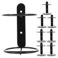 thumbnail image 1 of HEALEEP 8Ud Repisa Para Licor Montada En Pared De Metal Negro Para Uso Personal Y Profesional, 1 of 8