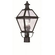 Livex Lighting Waldwick 3 Light Outdoor Post Lantern