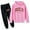 Pink, variant on Ulanda Brooklyn New York Lounge Sets 2 Piece Outfits for Girls Toddler Hooded Fall Casual Kids Tracksuit Sets Winter Fall (Blue, 5-6 Years)