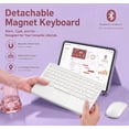 thumbnail image 2 of Keyboard Folio Case with Trackpad, S Pen Slot & Bluetooth Mouse Compatible with Galaxy Tab S8/S9/S10/S11 Ultra 14.6",Purple, 2 of 8
