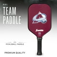 thumbnail image 2 of Franklin Sports NHL Colorado Avalanche Pickleball Paddle - Official NHL Team Pickleball Paddles - USAP (USAPA) Approved Premium Quality Pickleball Paddles - Authentic Team Logos + Colors, 2 of 13