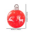 thumbnail image 2 of 24-Inch Christmas Inflatables Outdoor Decorations, Red Reindeer Christmas Ornament Ball, Blow Up Yard Decor for Lawn Porch Holiday Party, 2 of 2